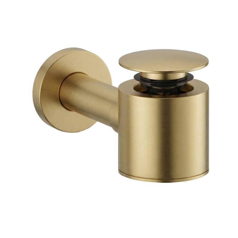 DESIGN ink waste trap polished chrome finish - SUPRATECH