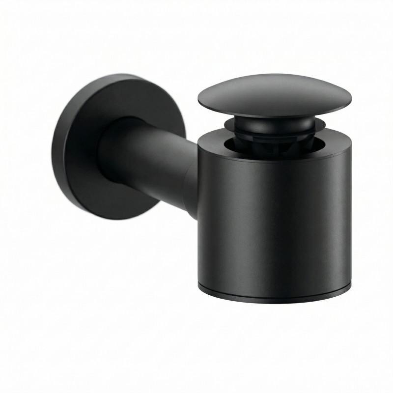 Siphon lavabo ultra plat chromé compact