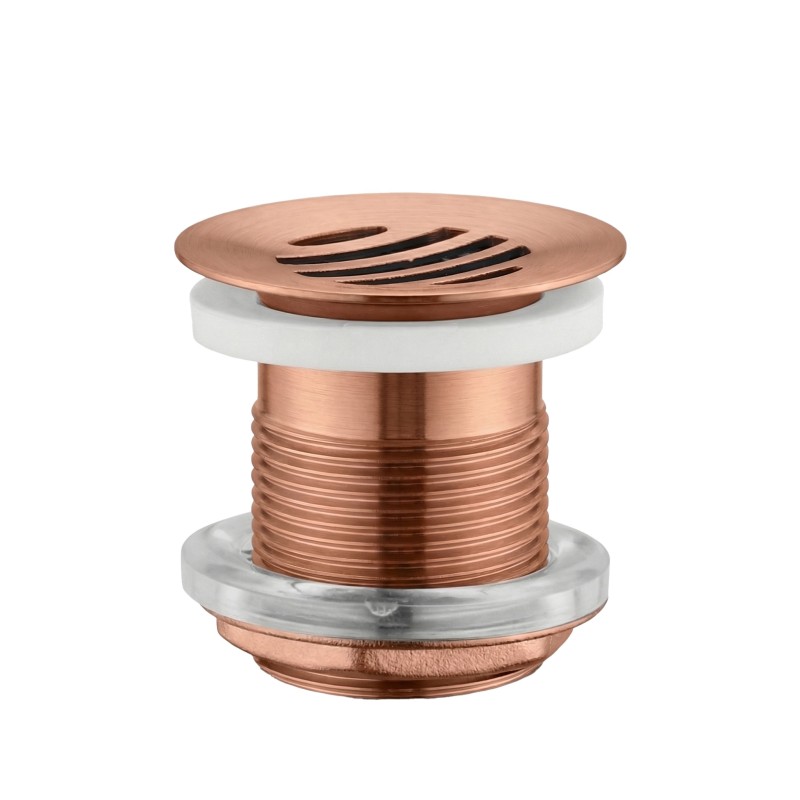 Copper PVD perforated free-flow waste