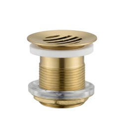 Bonde à grille hygiénique pour vasques et lavabo – écoulement libre