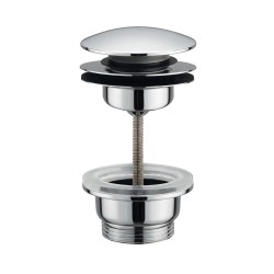 Válvula de lavabo clic clac o flujo libre inox - SUPRATECH