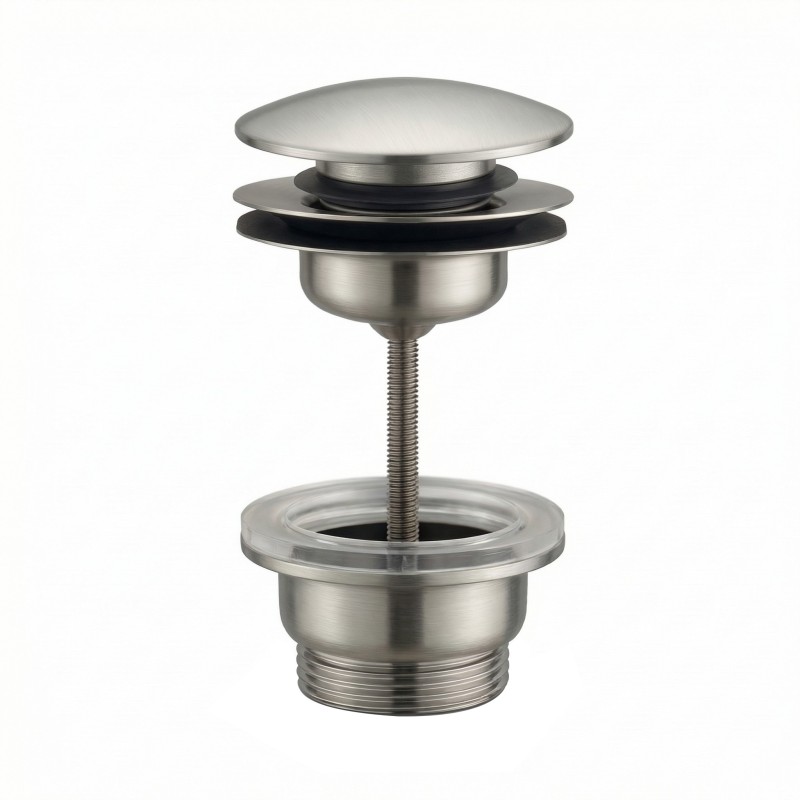 Washbasin brushed stainless steel waste - SUPRATECH