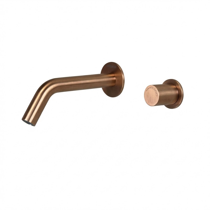 Wall-mounted basin mixer with concealed sensor EXTREME WS copper PVD finish