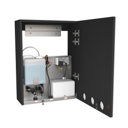 Mueble espejo alto FLO 4en1 - jabón-agua-aire-espejo - SUPRATECH Mueble espejo alto FLO 4en1 - jabón-agua-aire-espejo - SUPRATECH