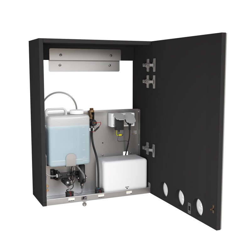 FLO 4in1 "mirror-soap-water-air" cabinet - SUPRATECH FLO 4in1 "mirror-soap-water-air" cabinet - SUPRATECH