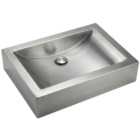 Lavabo design rectangulaire inox