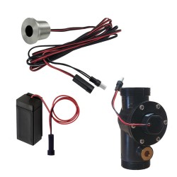 Automatic direct flush kit, presence detection system