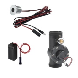 Kit chasse directe WC automatique par détection de présence ou approche de la main sur secteur Kit chasse directe WC automatique par détection de présence ou approche de la main sur secteur