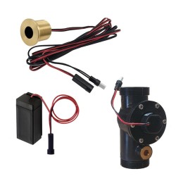 Kit robinet de chasse directe WC automatique par détection de présence
