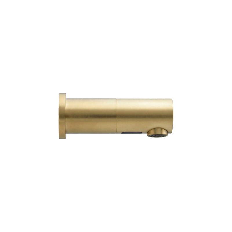 RONDEO wall-mounted touchless tap, matte gold, short 125 mm spout RONDEO wall-mounted touchless tap, matte gold, short 125 mm spout