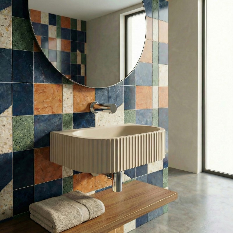 Robinet mural automatique RONDEO à détection infrarouge pour petit lave-mains Robinet mural automatique RONDEO à détection infrarouge pour petit lave-mains