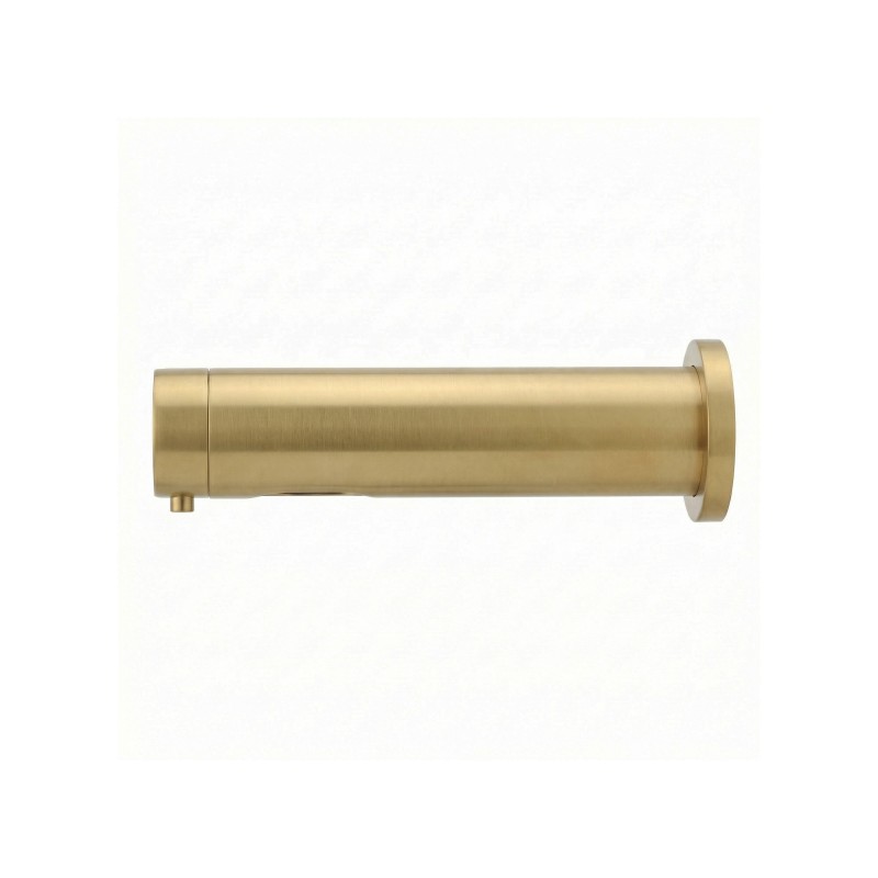 RONDEO hygienic touch-free wall-mounted soap dispenser, matt gold PVD finish