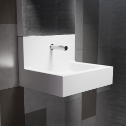 Lavabo mural TURONE con grifo automático RONDEO integrado Lavabo mural TURONE con grifo automático RONDEO integrado