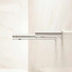 AKWALINE wall-mounted electronic tap, Ø28 spout, pure design