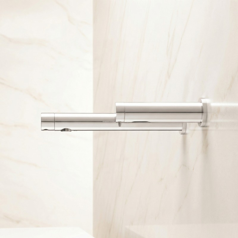 AKWALINE wall-mounted electronic tap, Ø28 spout, pure design