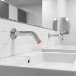 EXTREME WS wall-mounted automatic faucet, pure and modern design