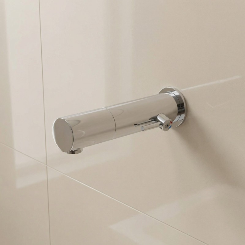 Grifo mezclador electrónico sin contacto de pared RONDEO