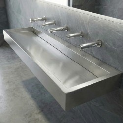 Grifo mezclador electrónico sin contacto de pared RONDEO