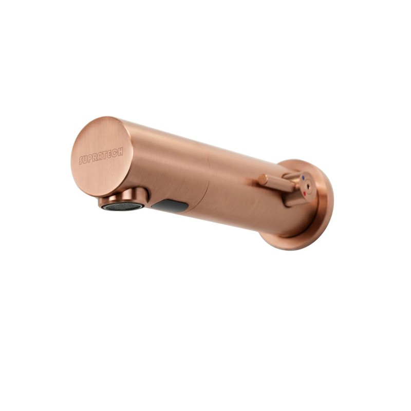 RONDEO Wall-Mounted Mixer PVD Copper Finish, Clean and Contemporary Design, Infrared Detection RONDEO Wall-Mounted Mixer PVD Copper Finish, Clean and Contemporary Design, Infrared Detection