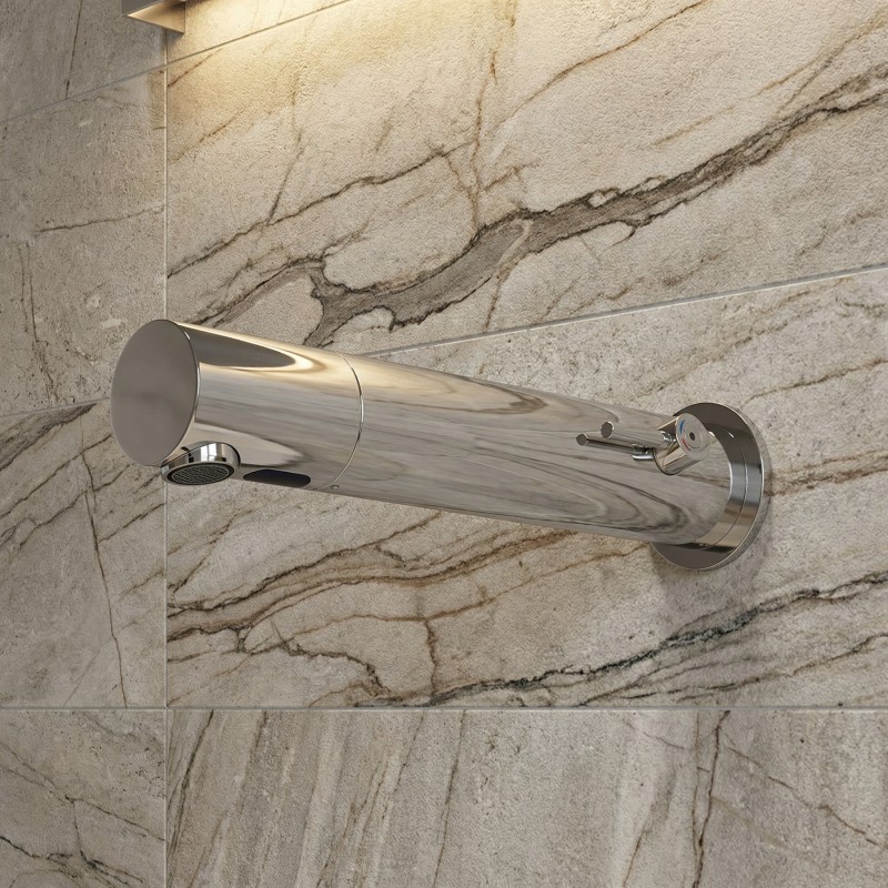 Robinet mural automatique AKWATIC avec réglage de température Robinet mural automatique AKWATIC avec réglage de température