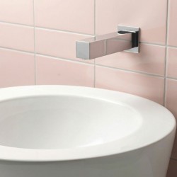 Square design wall-mounted electronic tap CARREO