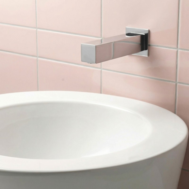 Square design wall-mounted electronic tap CARREO
