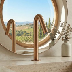 Touchless sink faucet ONE design PVD Copper finish
