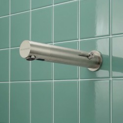 Mitigeur encastré mural automatique AKWATIC finition PVD Nickel brossé (aspect inox) Mitigeur encastré mural automatique AKWATIC finition PVD Nickel brossé (aspect inox)