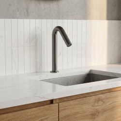 Automatic ONE faucet Gun metal PVD finish timeless design Automatic ONE faucet Gun metal PVD finish timeless design