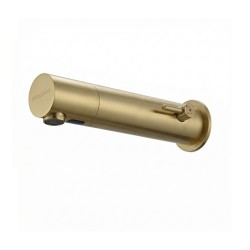 AKWATIC automatic wall-mounted recessed mixing valve with matte gold PVD finish