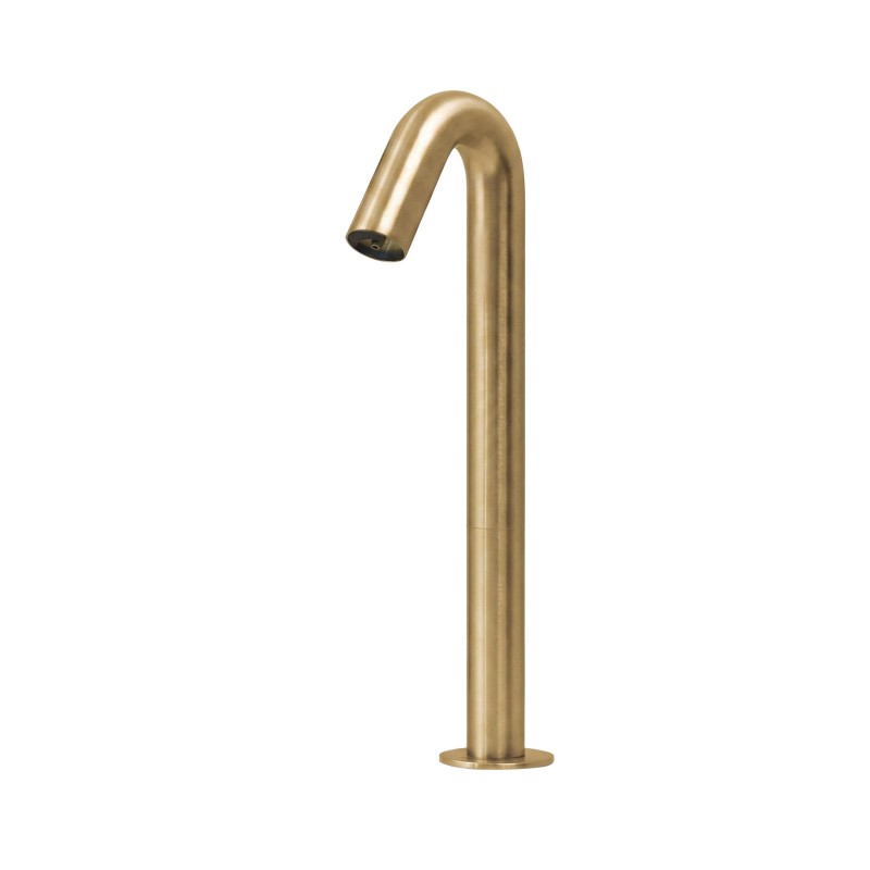 Distributeur sans contact de savon encastrable sur plan ou lavabo ONE version haute finition PVD Doré mat