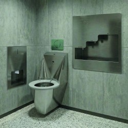 Wall-mounted recessed handwashing all-in-one soap water air station