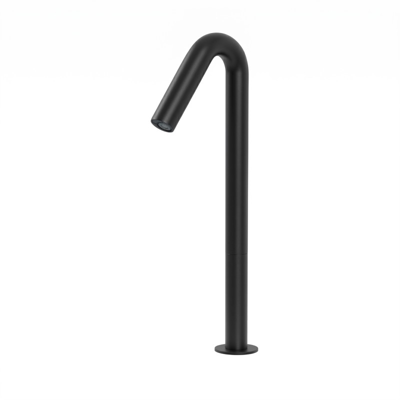 Robinet électronique pure design ONE MAXI noir mat rehaussé pour lavabo bol Robinet électronique pure design ONE MAXI noir mat rehaussé pour lavabo bol