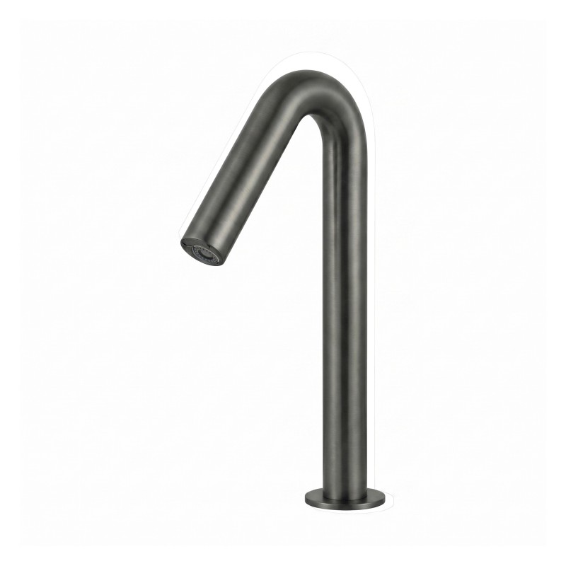 ONE washbasin tap PVD Gun metal finish contactless with minimalist design ONE washbasin tap PVD Gun metal finish contactless with minimalist design