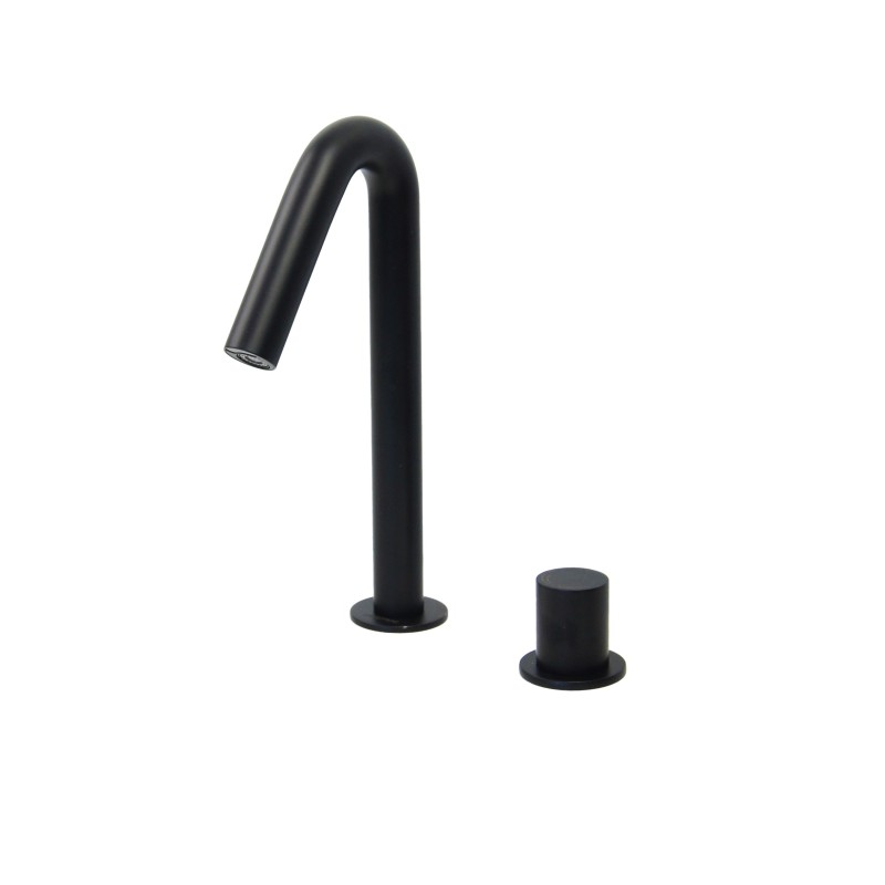 Contact-free mixer ONE matte black with mixer button