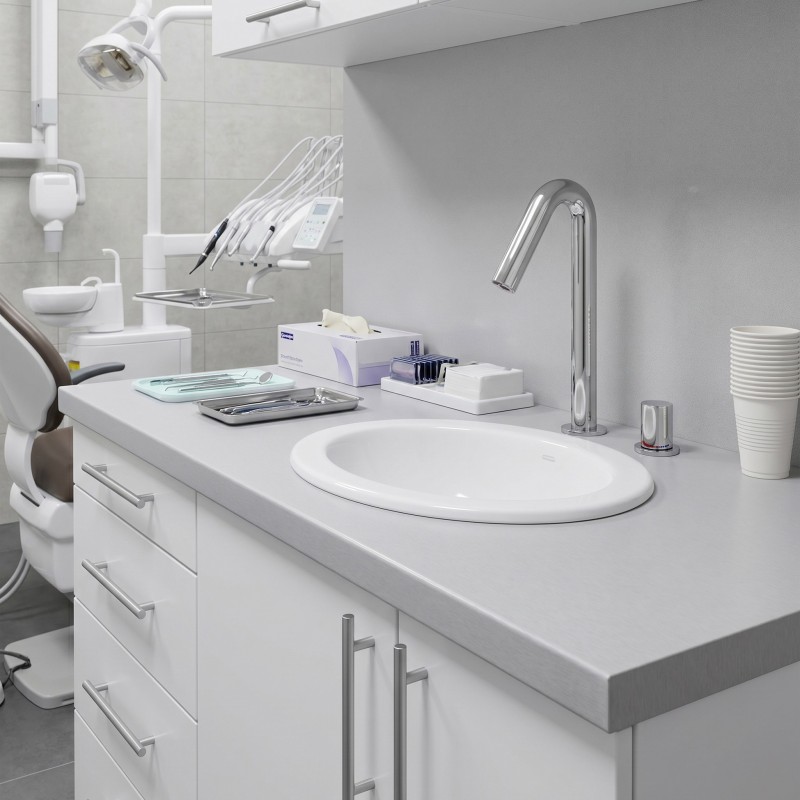 Mitigeur sans contact ONE bec haut pour cabinet médical