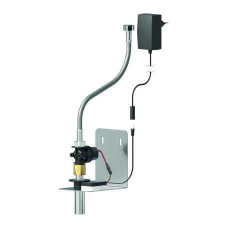 Robinet vertical eau avec détection infrarouge à intégrer derrière miroir