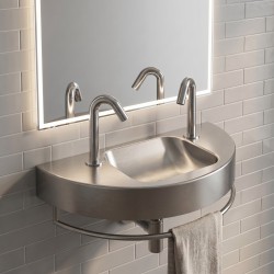 Grifo elegante sin contacto ONE MINI y dispensador de jabón de diseño a juego