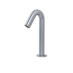 Petit robinet sans contact ONE MINI pour lave-mains usage intensif, finition PVD Nickel brossé
