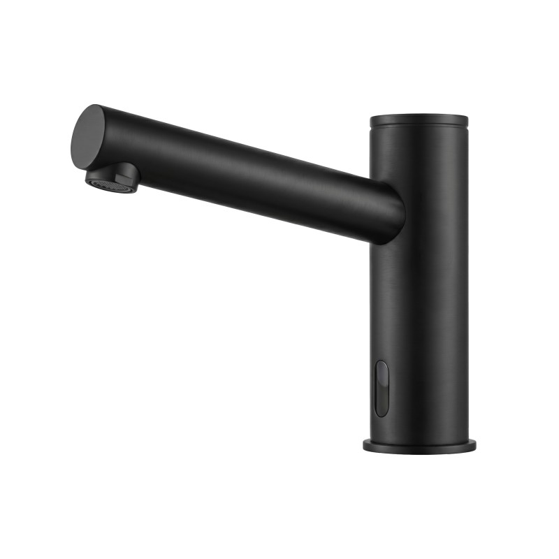 Matt black touch-free designer tap ELITE with extended spout Matt black touch-free designer tap ELITE with extended spout
