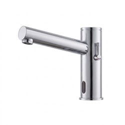Touch-free designer basin mixer tap ELITE with long spout Touch-free designer basin mixer tap ELITE with long spout