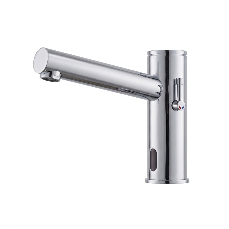 Touch-free designer basin mixer tap ELITE with long spout Touch-free designer basin mixer tap ELITE with long spout