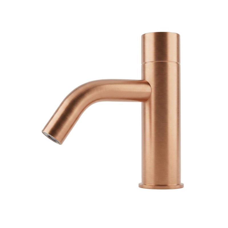 Automatic sink faucet EXTREME DS PVD copper finish for high-end sanitary spaces