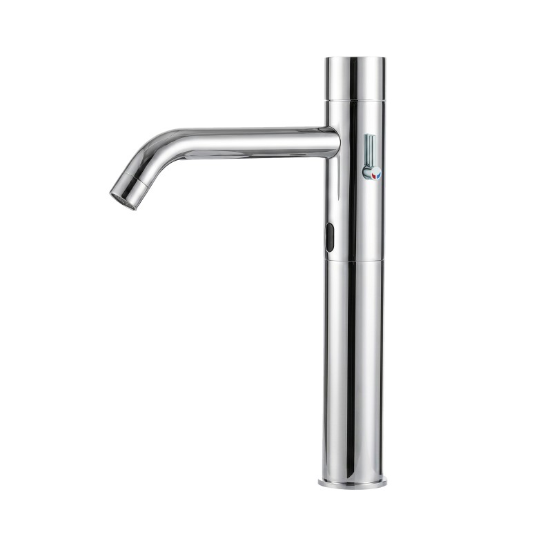 Automatic mixing faucet with timeless EXTREME design, tall height with extended spout