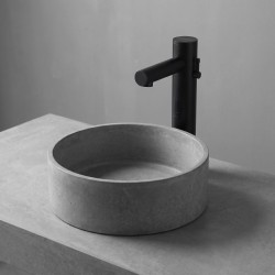Mitigeur haut électronique ELITE noir mat pour lavabo à poser