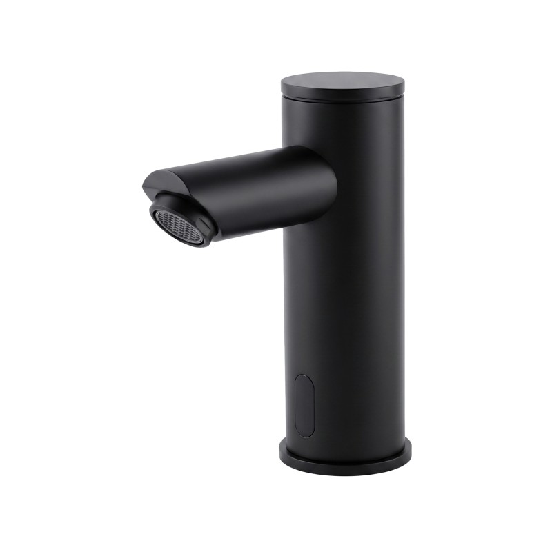 Robinet lavabo sans contact SMART noir mat lignes simples et pures