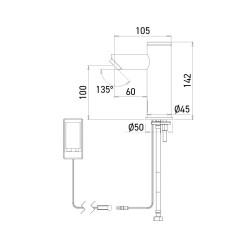 SMART Electronic Tap Battery-Powered Dimensions SMART Electronic Tap Battery-Powered Dimensions