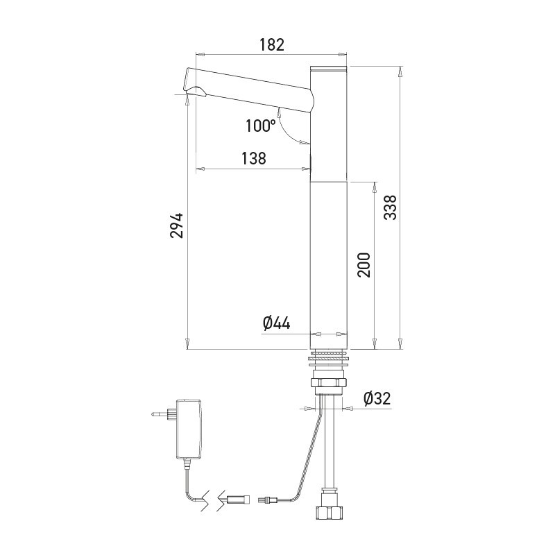 ELITE raised electronic faucet ELITE raised electronic faucet