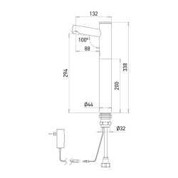 ELITE raised electronic faucet