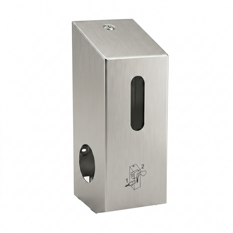 Double porte-rouleaux papier hygiénique inox ELITE